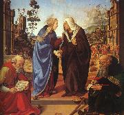 Piero di Cosimo The Visitation and Two Saints Sweden oil painting artist